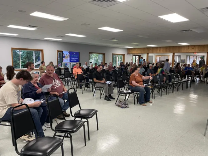 Petition process begins, first merger town hall held